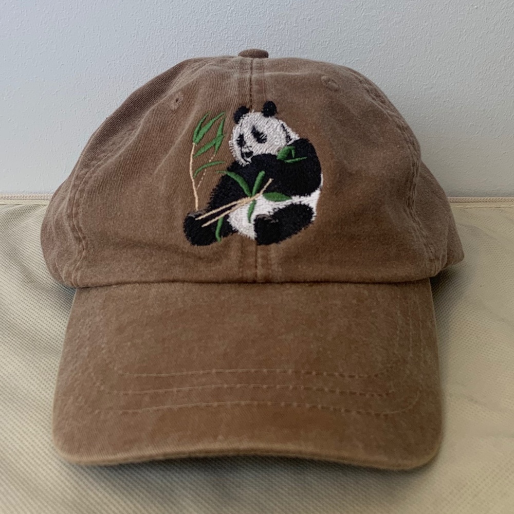 Embroidered Panda Baseball Hat